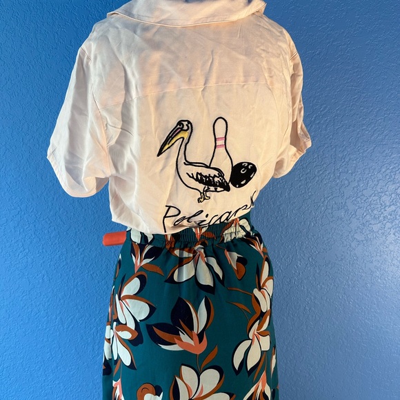 ModCloth Radiant Array Ruffled A-Line Floral MIDI Skirt - Picture 9 of 10